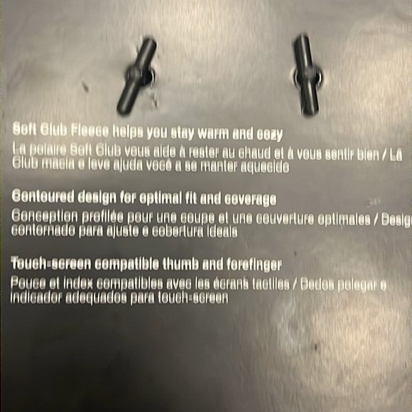 Nike Club Fleece Gloves new cream black Touchscreen Women’s Size Medium - Picture 9 of 11